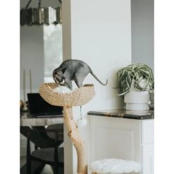 Mau Lifestyle Uni 41-in Faux Fur Basket Bed Cat Tree 15 Mau Lifestyle Uni 41-in Faux Fur Basket Bed Cat Tree -Mewhaus Shop 235558 PT6. AC SS1800 V1632795105