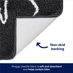 Frisco Microfiber Chenille Fish Bone Litter Mat -Mewhaus Shop 236242 PT2. AC SS1800 V1676556263