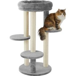 Frisco 41-in Faux Fur Cat Tree -Mewhaus Shop 236538 PT2. AC SS1800 V1615987393