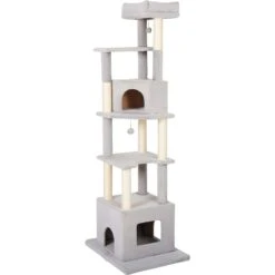 Frisco 80-in Faux Fur Cat Tree & Condo 7 Frisco 80-in Faux Fur Cat Tree & Condo -Mewhaus Shop 236556 PT2. AC SS1800 V1637694996