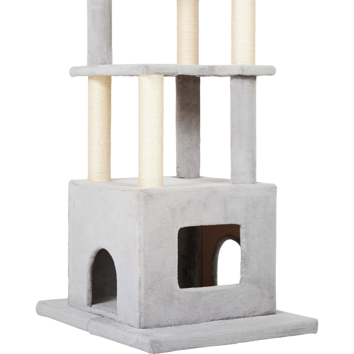 Frisco 80-in Faux Fur Cat Tree & Condo 4 Frisco 80-in Faux Fur Cat Tree & Condo - Image 4