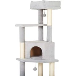 Frisco 80-in Faux Fur Cat Tree & Condo 9 Frisco 80-in Faux Fur Cat Tree & Condo -Mewhaus Shop 236556 PT4. AC SS1800 V1637694124