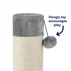 Frisco 35-in Heavy Duty Sisal Cat Scratching Post With Toy -Mewhaus Shop 238150 PT3. AC SS1800 V1667227022