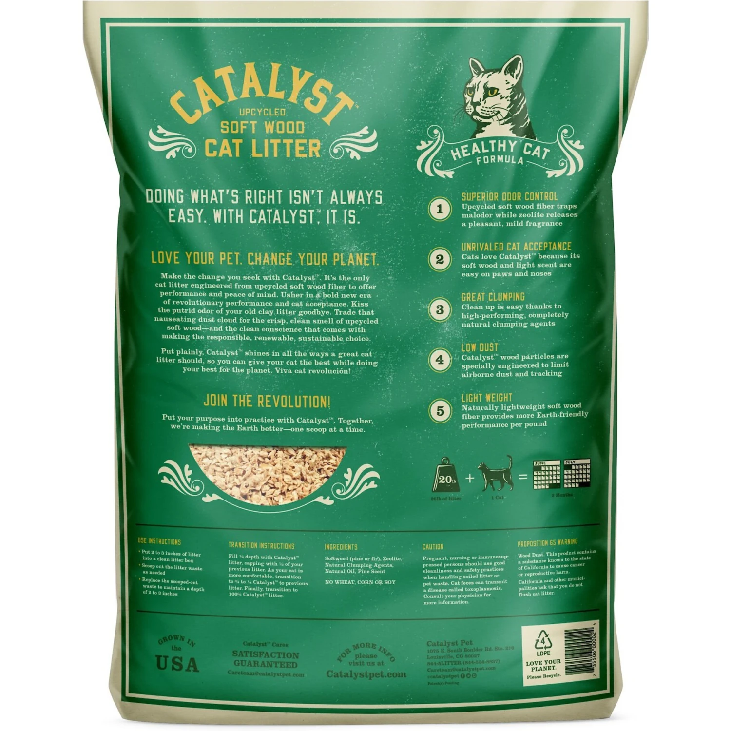 Catalyst Pet Healthy Formula Cat Litter 2 Catalyst Pet Healthy Formula Cat Litter - Image 2