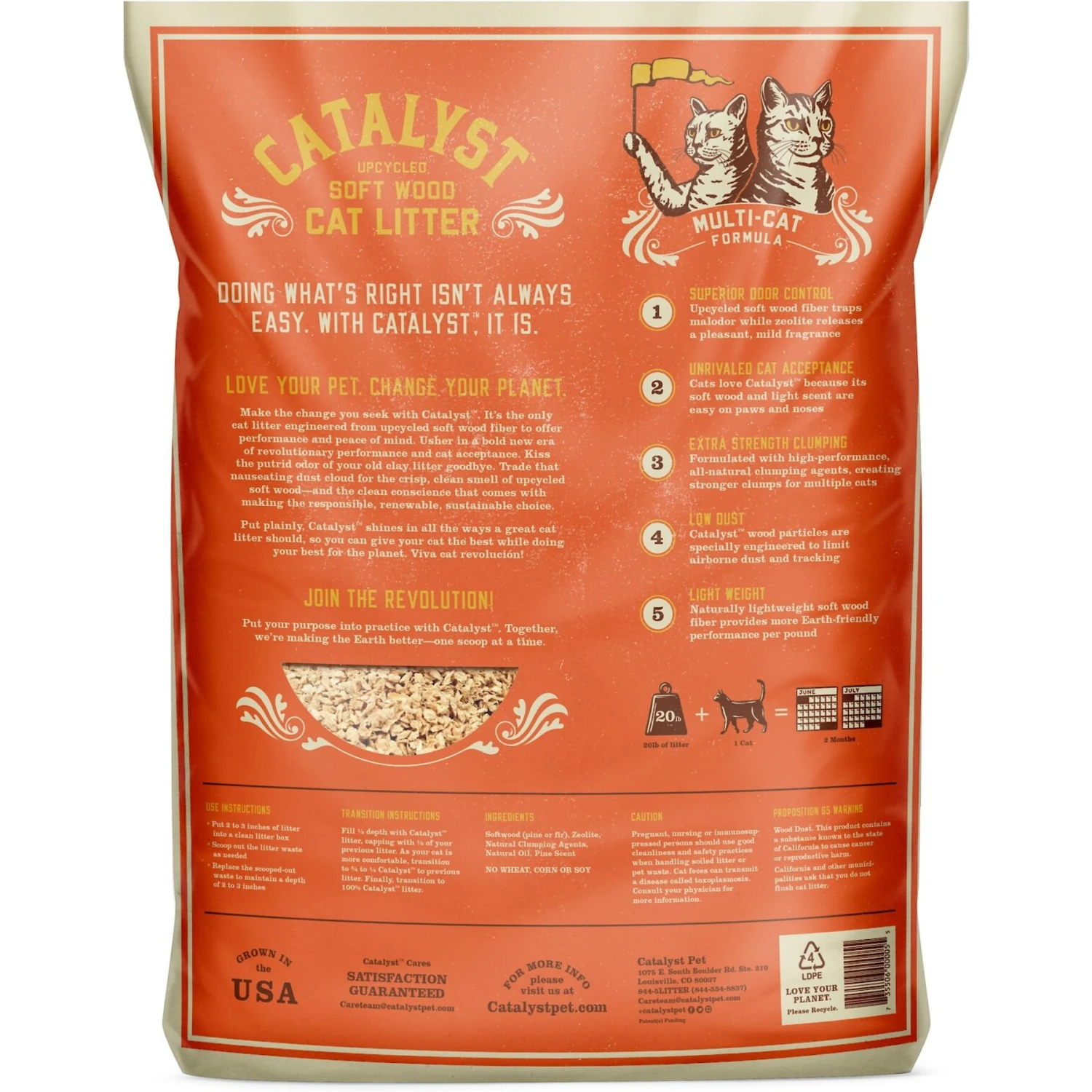 Catalyst Pet Multi-Cat Formula Cat Litter 2 Catalyst Pet Multi-Cat Formula Cat Litter - Image 2