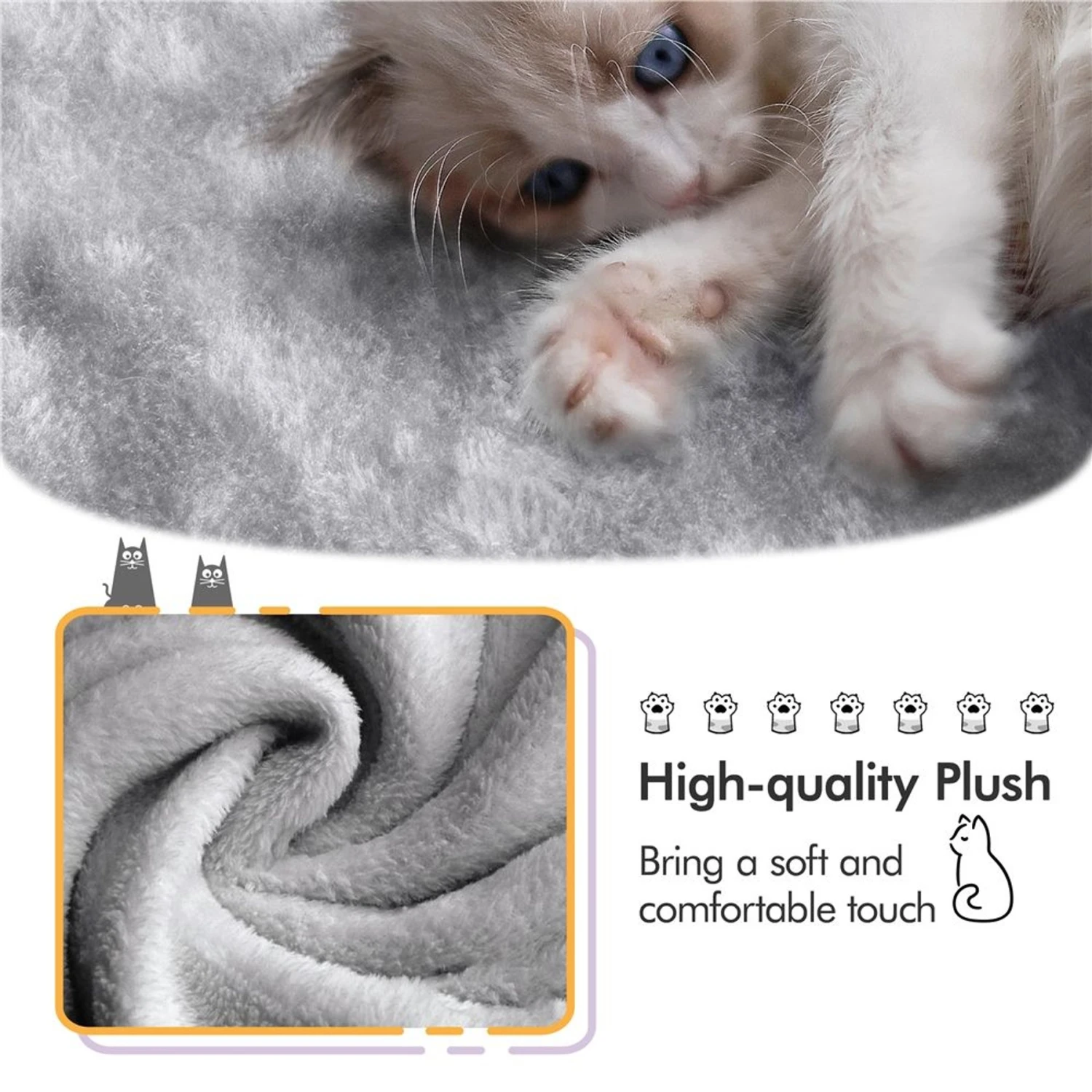 Yaheetech 60.5-in Plush Cat Tree & Condo 5 Yaheetech 60.5-in Plush Cat Tree & Condo - Image 5