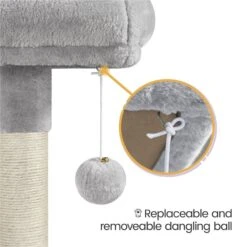 Yaheetech 60.5-in Plush Cat Tree & Condo 16 Yaheetech 60.5-in Plush Cat Tree & Condo -Mewhaus Shop 242622 PT7. AC SS1800 V1686153898