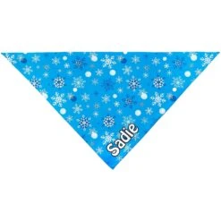 Frisco Blue Snowflakes Personalized Dog & Cat Bandana 11 Frisco Blue Snowflakes Personalized Dog & Cat Bandana -Mewhaus Shop 242803 PT3. AC SS1800 V1618507971