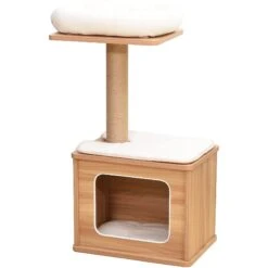 Catry 29.7-in Modern Jute Cat Tree & Condo