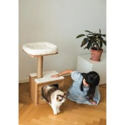 Catry 29.7-in Modern Jute Cat Tree & Condo -Mewhaus Shop 244330 PT2. AC SS1800 V1637101329