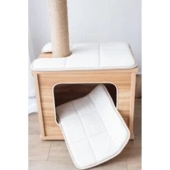 Catry 29.7-in Modern Jute Cat Tree & Condo -Mewhaus Shop 244330 PT8. AC SS1800 V1595020562