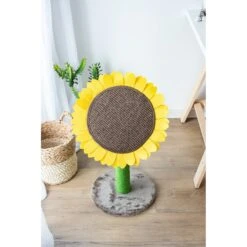 Catry Sunflower 23.2-in Sisal Cat Scratching Post With Toy -Mewhaus Shop 244332 PT2. AC SS1800 V1595016678