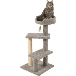 Frisco 41.5-in Real Carpet Wooden Cat Tree 8 Frisco 41.5-in Real Carpet Wooden Cat Tree -Mewhaus Shop 244527 PT2. AC SS1800 V1603328533