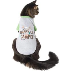 Frisco Happy Lil' Camper Dog & Cat T-Shirt -Mewhaus Shop 248789 PT2. AC SS1800 V1644959832