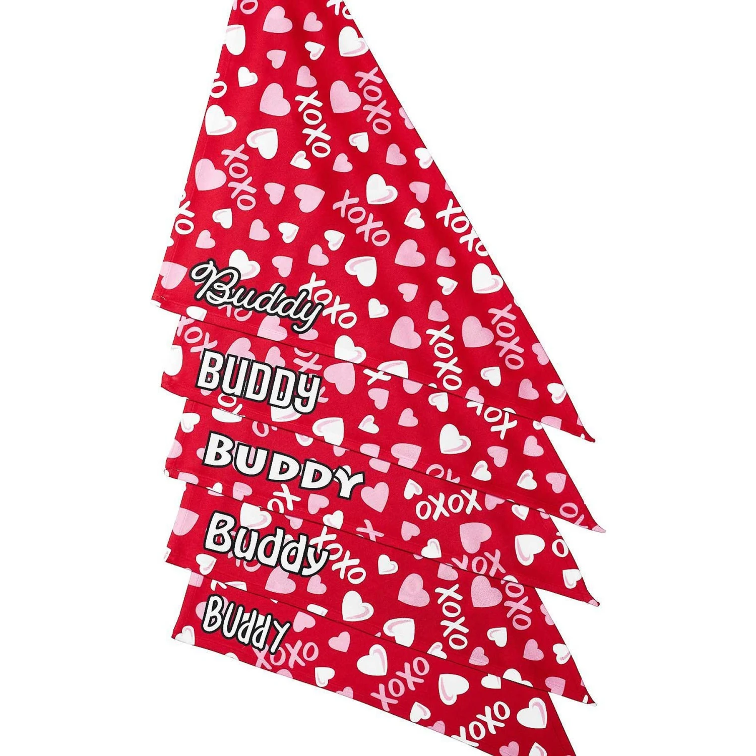 Frisco XOXO Hearts Personalized Dog & Cat Bandana 5 Frisco XOXO Hearts Personalized Dog & Cat Bandana - Image 5