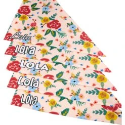 Frisco Floral Personalized Dog & Cat Bandana -Mewhaus Shop 254255 PT4. AC SS1800 V1618508284