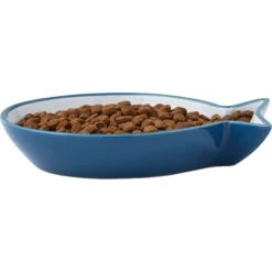 Frisco Fish Shaped Non-skid Ceramic Cat Dish 11 Frisco Fish Shaped Non-skid Ceramic Cat Dish -Mewhaus Shop 256109 PT4. AC SS1800 V1617196291