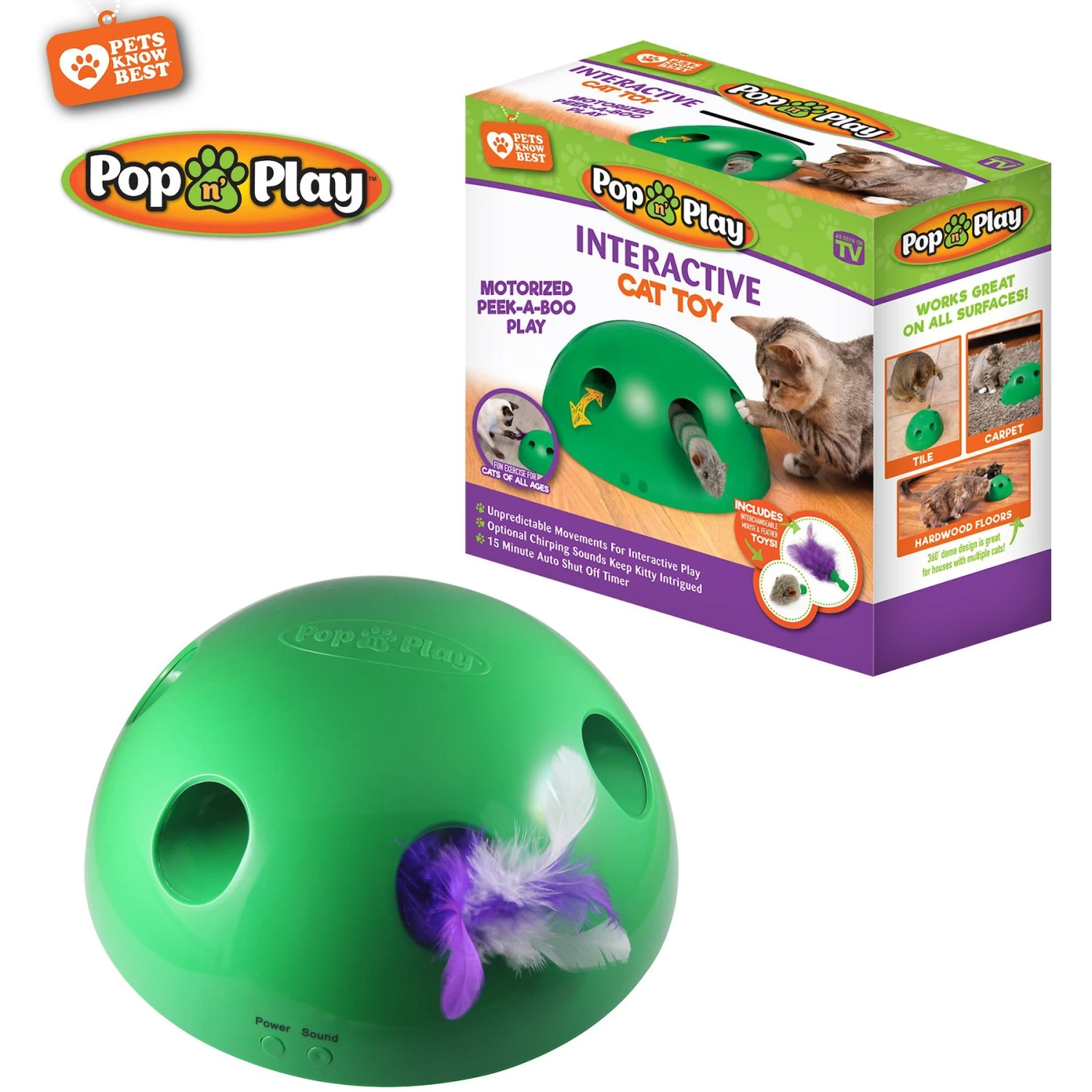 Allstar Innovations Pop N' Play Basic Cat Toy 1 Allstar Innovations Pop N' Play Basic Cat Toy