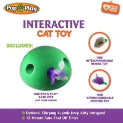 Allstar Innovations Pop N' Play Basic Cat Toy 8 Allstar Innovations Pop N' Play Basic Cat Toy -Mewhaus Shop 257184 PT3. AC SS1800 V1602638273