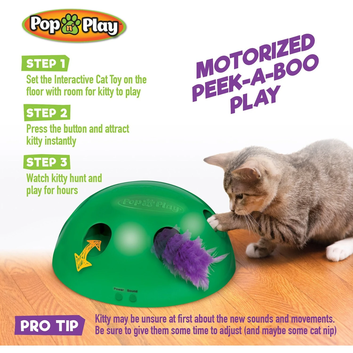 Allstar Innovations Pop N' Play Basic Cat Toy 5 Allstar Innovations Pop N' Play Basic Cat Toy - Image 5