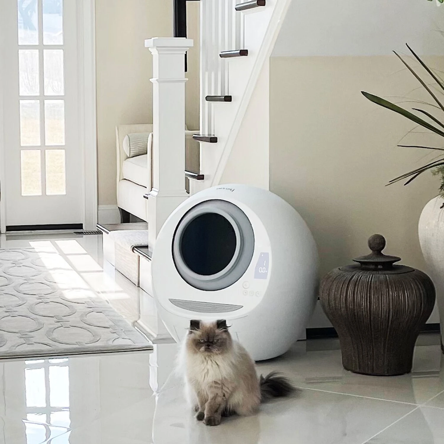 Casa Leo Leo's Loo Covered Automatic Self-Cleaning Cat Litter Box 9 Casa Leo Leo's Loo Covered Automatic Self-Cleaning Cat Litter Box - Image 9