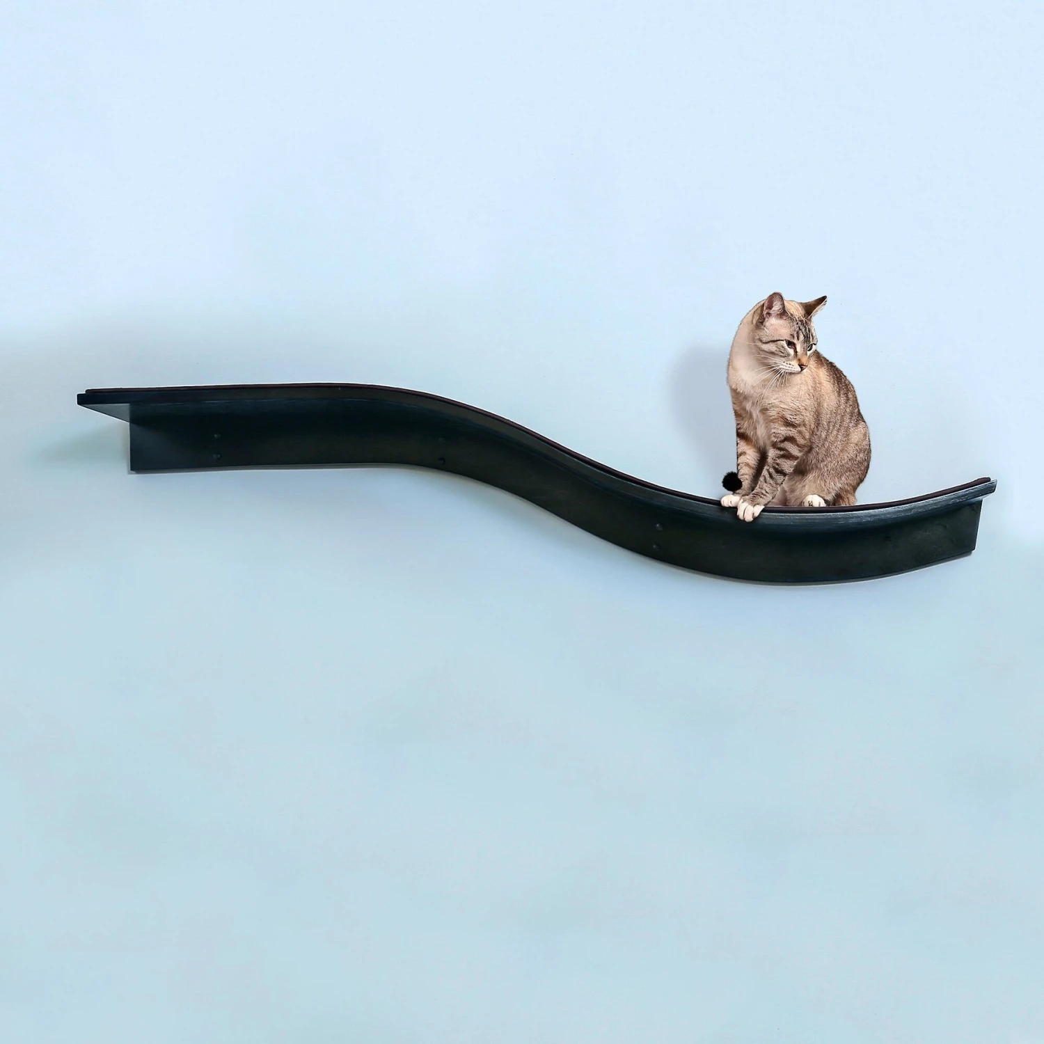 The Refined Feline Lotus Branch Wall Mounted Cat Wall Shelf 1 The Refined Feline Lotus Branch Wall Mounted Cat Wall Shelf