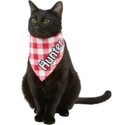 Frisco Gingham Personalized Dog & Cat Bandana 16 Frisco Gingham Personalized Dog & Cat Bandana -Mewhaus Shop 258775 PT7. AC SS1800 V1619558565