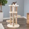 Two By Two The Fir 36.2-in Faux-Fleece Cat Tree, Beige