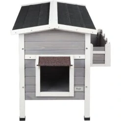 Petsfit Weatherproof Outdoor Cat House With Stairs -Mewhaus Shop 261514 PT2. AC SS1800 V1605665518