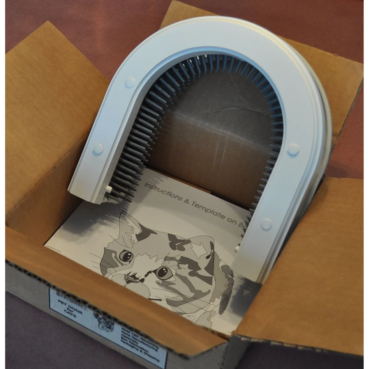 Cathole ECO Cat Door, White 2 Cathole ECO Cat Door, White - Image 2