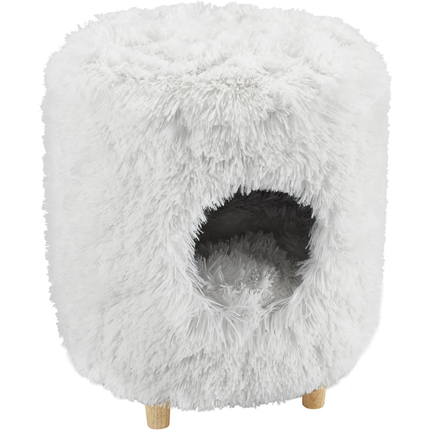 Sam's Pets Rocket 18-in Cat Tree Cylinder, White 8 Sam's Pets Rocket 18-in Cat Tree Cylinder, White - Image 8