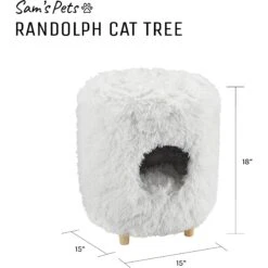 Sam's Pets Rocket 18-in Cat Tree Cylinder, White 17 Sam's Pets Rocket 18-in Cat Tree Cylinder, White -Mewhaus Shop 261860 PT8. AC SS1800 V1634934082