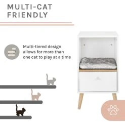 Sam's Pets Becky 28-in Single Rest Cat Tree -Mewhaus Shop 261884 PT3. AC SS1800 V1635094908