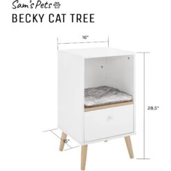Sam's Pets Becky 28-in Single Rest Cat Tree -Mewhaus Shop 261884 PT8. AC SS1800 V1635014815