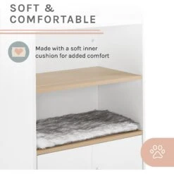 Sam's Pets Becky 39-in Single Rest Bookshelf With Drawer & Cat Tree -Mewhaus Shop 261886 PT6. AC SS1800 V1635015734