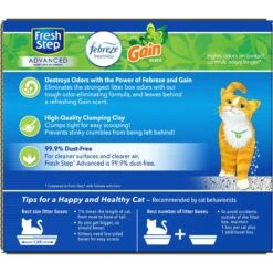 Fresh Step Advanced Refreshing Gain Scented Clumping Clay Cat Litter, 18.5-lb Box, 2 Pack 16 Fresh Step Advanced Refreshing Gain Scented Clumping Clay Cat Litter, 18.5-lb Box, 2 Pack -Mewhaus Shop 266347 PT7. AC SS1800 V1694464712