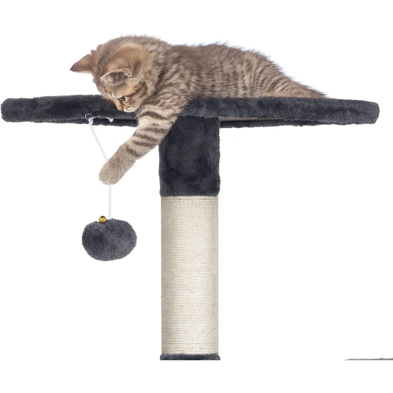 Yaheetech 47.5-in Plush Cat Tree & Condo 6 Yaheetech 47.5-in Plush Cat Tree & Condo - Image 6
