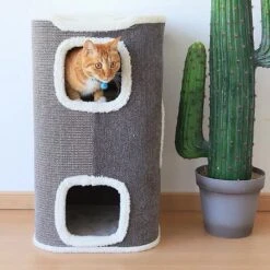 ZEZE Stockholm Multiple Steps Bucket Cat Condo -Mewhaus Shop 266586 PT3. AC SS1800 V1630098708