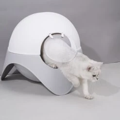 ZEZE Space Capsule Cat Litter Box 8 ZEZE Space Capsule Cat Litter Box -Mewhaus Shop 266611 PT3. AC SS1800 V1632890525