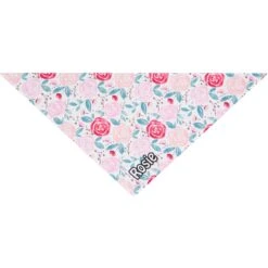 Frisco Watercolor Roses Personalized Dog & Cat Bandana -Mewhaus Shop 267531 PT2. AC SS1800 V1632688395