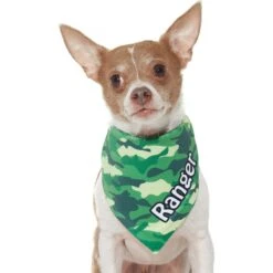 Frisco Green Camo Personalized Dog & Cat Bandana 14 Frisco Green Camo Personalized Dog & Cat Bandana -Mewhaus Shop 267563 PT7. AC SS1800 V1623182085