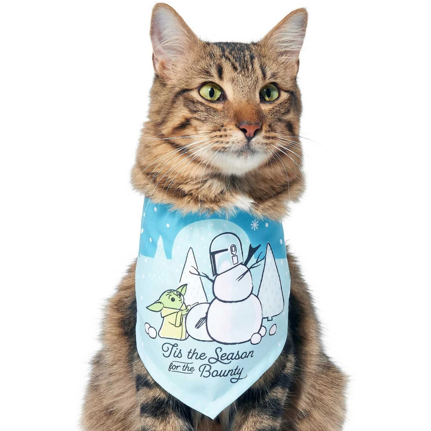 STAR WARS THE MANDALORIAN GROGU "Tis The Season" Dog & Cat Bandana 4 STAR WARS THE MANDALORIAN GROGU "Tis The Season" Dog & Cat Bandana - Image 4