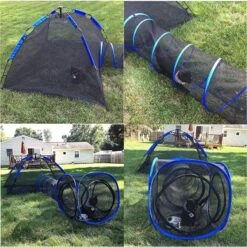 Pet Fit For Life Tent Tunnel Cube Dog & Cat Pen, Black 13 Pet Fit For Life Tent Tunnel Cube Dog & Cat Pen, Black -Mewhaus Shop 272265 PT4. AC SS1800 V1627596172