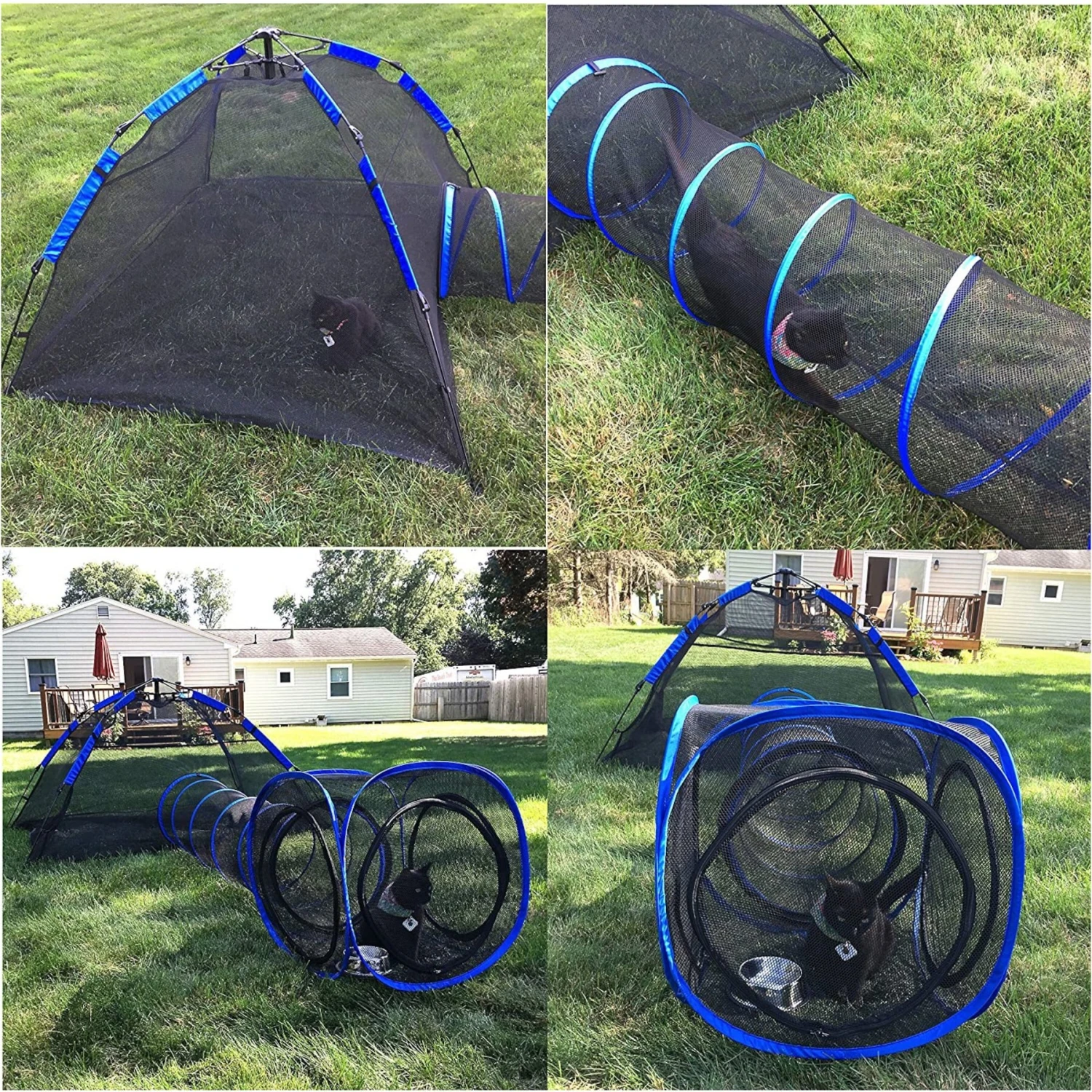 Pet Fit For Life Tent Tunnel Cube Dog & Cat Pen, Black 5 Pet Fit For Life Tent Tunnel Cube Dog & Cat Pen, Black - Image 5