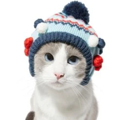 Frisco Pom Pom Dog & Cat Knitted Hat -Mewhaus Shop 276307 PT3. AC SS1800 V1631303197