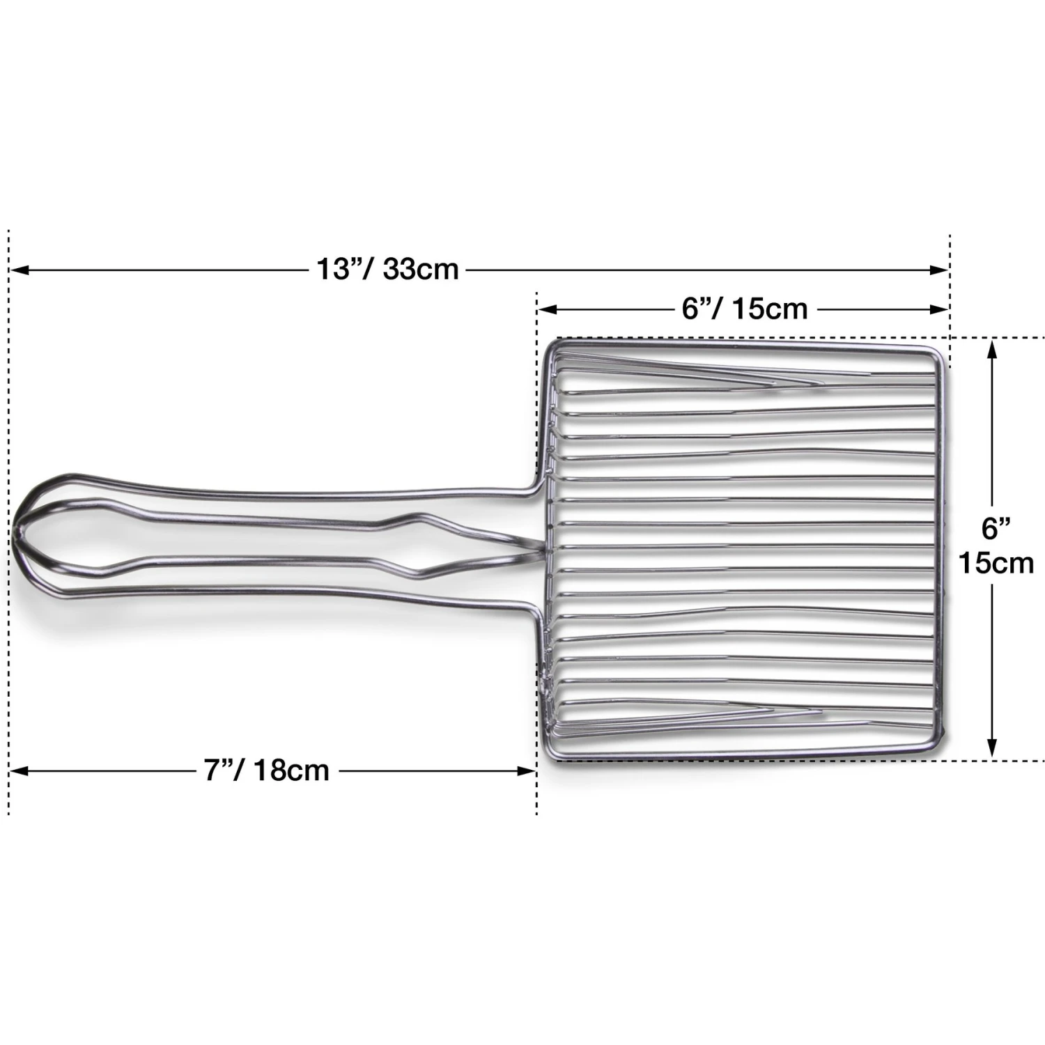 Van Ness Stainless Steel Cat Litter Scoop 4 Van Ness Stainless Steel Cat Litter Scoop - Image 4