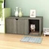 Way Basics ZBoard Paperboard Modern Enclosed Cat Litter Box
