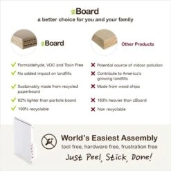 Way Basics ZBoard Paperboard Modern Enclosed Cat Litter Box -Mewhaus Shop 280425 PT7. AC SS1800 V1690291518