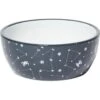 STAR WARS Navy Constellations No-Skid Ceramic Cat Bowl