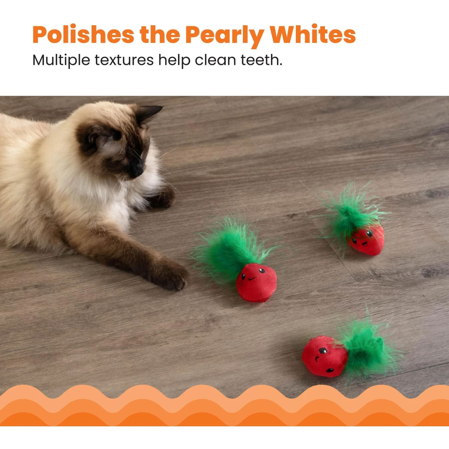 Catstages Straw-Babies Catnip Dental Cat Toy, 3 Count 4 Catstages Straw-Babies Catnip Dental Cat Toy, 3 Count - Image 4